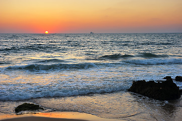 Image showing Mediterranean Coast of Israel