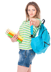 Image showing Teen girl student