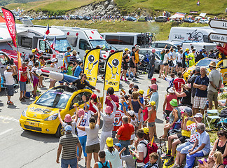 Image showing BIC Vehicle in Alps - Tour de France 2015