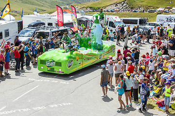 Image showing Teisseire Vehicle in Alps - Tour de France 2015