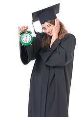 Image showing Graduate girl student