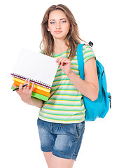 Image showing Teen girl student