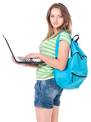 Image showing Teen girl student