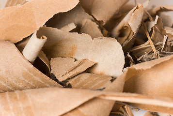 Image showing Corrugated cardboard background