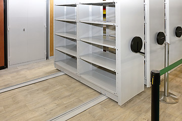 Image showing Mobile Racking