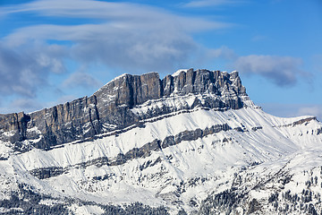 Image showing Les Rochers des Fiz -The French Alps