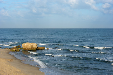 Image showing Mediterranean Coast Israel