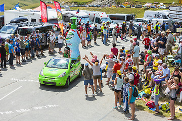 Image showing Teisseire Vehicle in Alps - Tour de France 2015