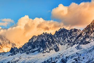 Image showing L'Aiguille du Plan - The French Alps