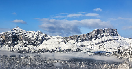 Image showing Alpine Crest in Winter