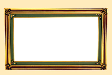 Image showing Empty frame on wall
