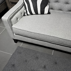 Image showing Modern interior in gray tones