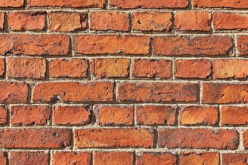 Image showing Brick Wall Closeup