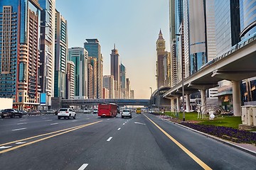 Image showing Driving in Dubai