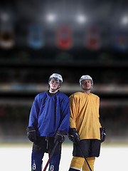 Image showing ice hockey sport players