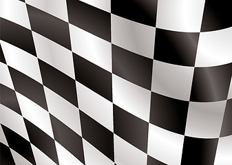Image showing checkered flag flap