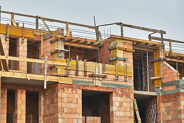 Image showing Brick House Construction