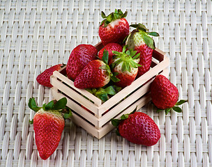 Image showing Fresh Ripe Strawberries