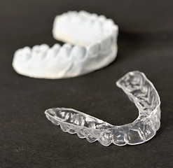 Image showing Silicone dental tray