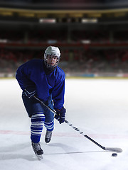 Image showing ice hockey player in action