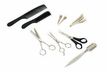 Image showing Hairdresser accessories