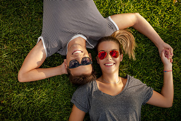 Image showing Relaxing in the park