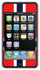 Image showing Norwegian iPhone