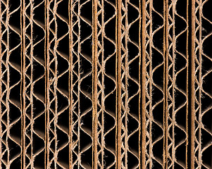 Image showing Corrugated cardboard background