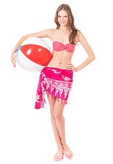 Image showing Girl posing in bikini