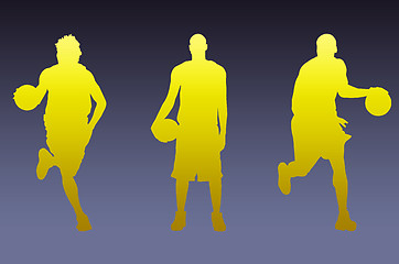 Image showing Basketball players