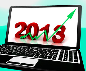 Image showing 2013 Going Up On Laptop Shows Next Year\'s Sales
