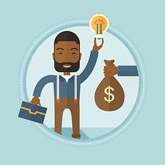 Image showing Successful business idea vector illustration.