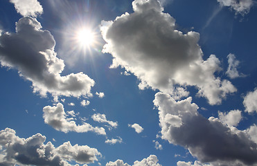 Image showing Clouds on sky