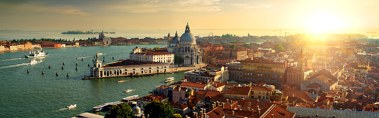 Image showing Top view of Venice