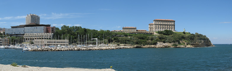 Image showing Marseille old port entrance