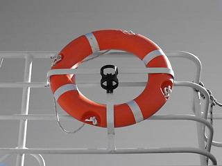 Image showing yacht buoy