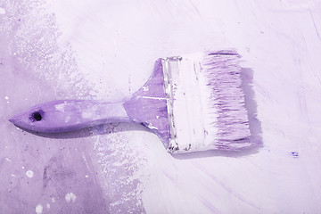 Image showing Old paint brush