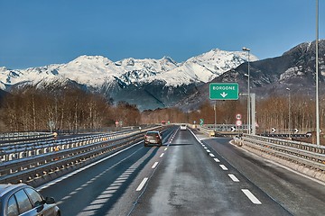 Image showing Highway in Italy