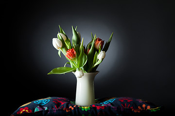 Image showing Flowers in a vase