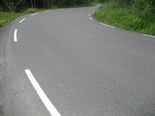 Image showing Local Norwegian road
