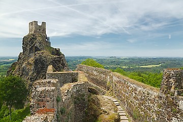 Image showing Trosky castle ruin