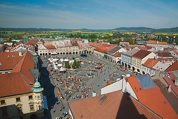 Image showing Town square on weekend