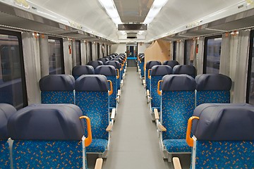 Image showing Passenger Train interior