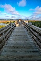 Image showing Wooden Bridge