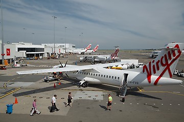 Image showing Aircrafts at Sydney Airport