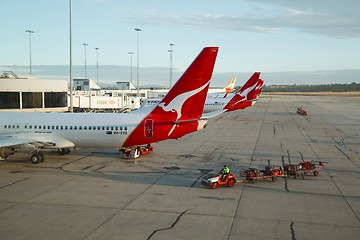 Image showing Aircrafts of Qantas