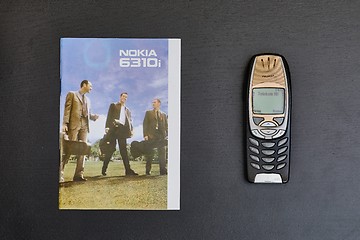 Image showing Old Nokia mobile phone