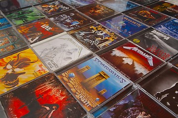 Image showing Metal CD albums