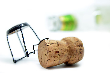 Image showing Cork from champagne bottle