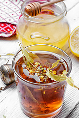 Image showing Linden herbal tea